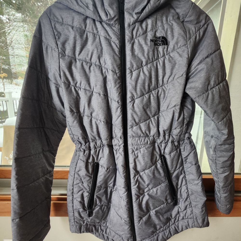 The North Face Women's Gray Quilted Puffer Jacket